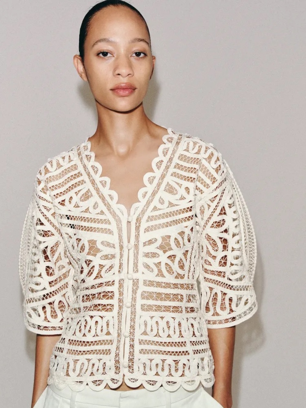 ZW COLLECTION CROCHET TOP